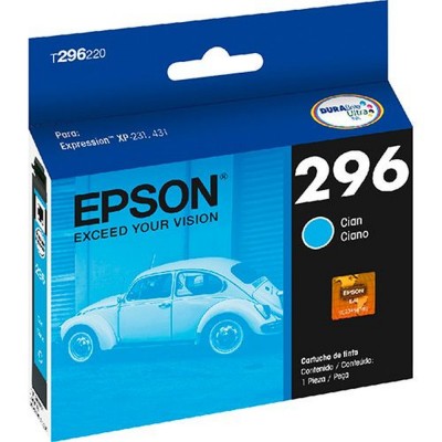 CARTUCHO DE TINTA EPSON T296220 T296220AL CIANO | XP-231 XP-431 XP-214 XP-441 | ORIGINAL 4ML