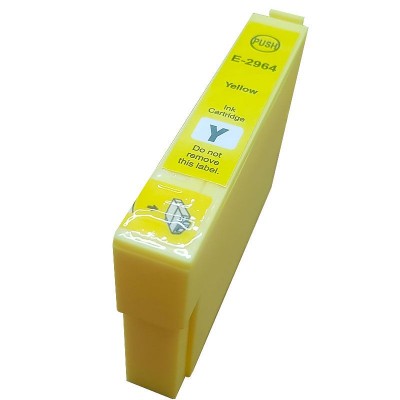 CARTUCHO DE TINTA COMPATÍVEL COM EPSON T296420 T296 AMARELO | XP-441 XP-431 XP-241