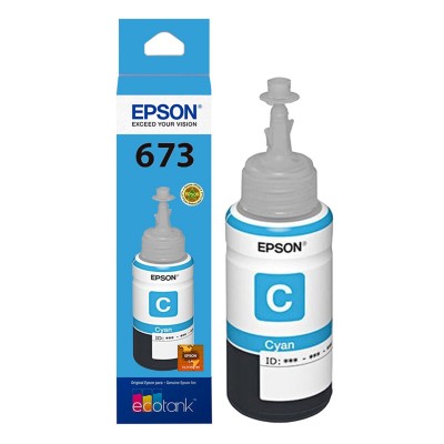 TINTA EPSON T673 T673220 CIANO | L805 L800 L810 L1800 L850 | ORIGINAL 70ML