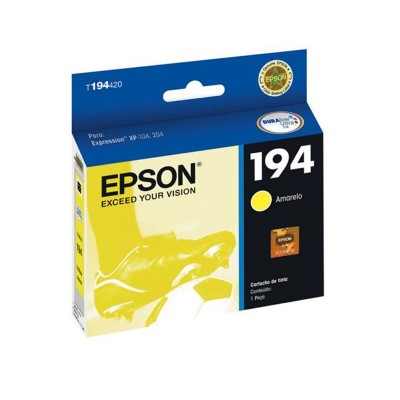 CARTUCHO DE TINTA EPSON T194420 T194 AMARELO 