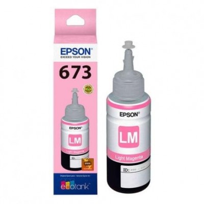 TINTA EPSON T673 T673620 MAGENTA CLARO | L800 L810 L805 L1800 L850 | ORIGINAL 70ML