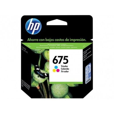 CARTUCHO DE TINTA HP 675 CN691AL COLORIDO | ORIGINAL 9 ML