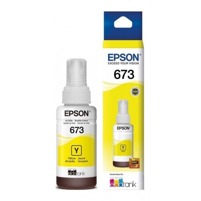 TINTA EPSON T673 T673420 AMARELO | L800 L810 L805 L1800 L850 | ORIGINAL 70ML