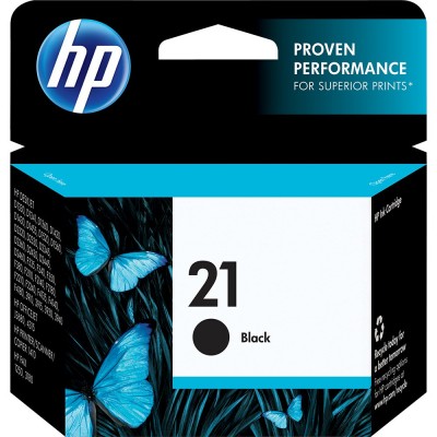 CARTUCHO DE TINTA HP 21 | C9351A, C9351AB | PRETO | ORIGINAL HP | 7ML