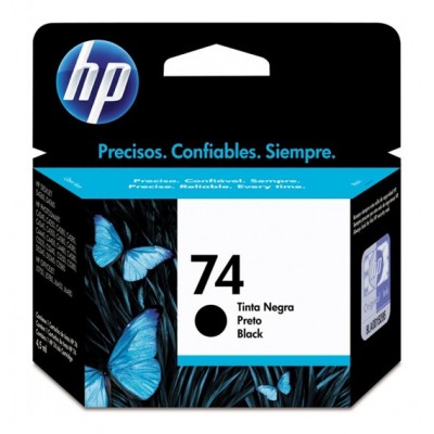 CARTUCHO DE TINTA HP 74 CB335WB PRETO | PHOTOSMART C4480 C4280 C5280 | ORIGINAL 6ML