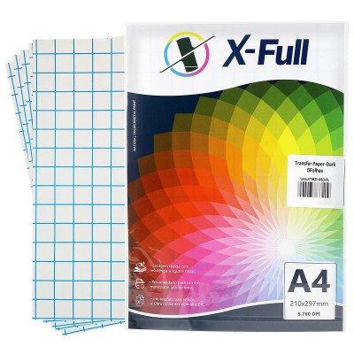 PAPEL TRANSFER A4 210X297MM  5 FOLHAS  X-FULL