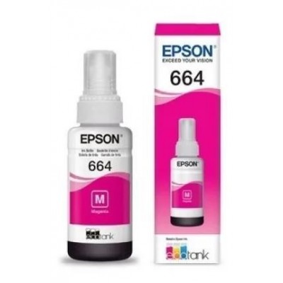 TINTA EPSON T664320AL T664320 T664 MAGENTA | L200 L396 L220 L110 L355 L555 L455 L365 | ORIGINAL 70ML